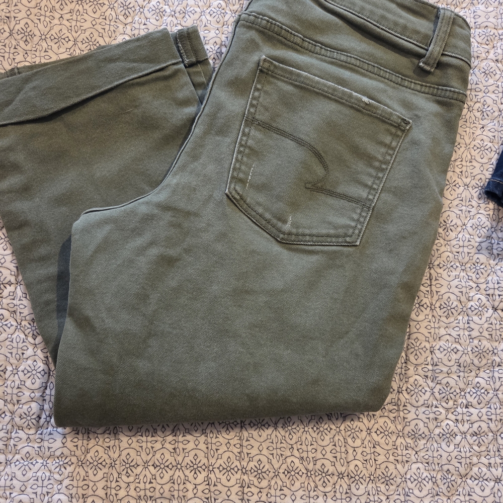 Olive Green Men's Jeans